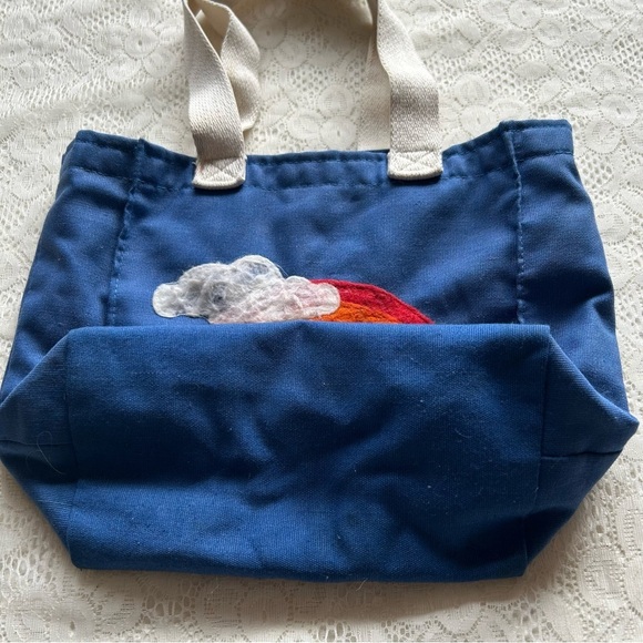 Vintage Handmade Rainbow bag - Picture 6 of 16